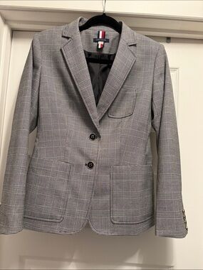 Tommy Hilfiger Gray Glen Plaid Sport Coat